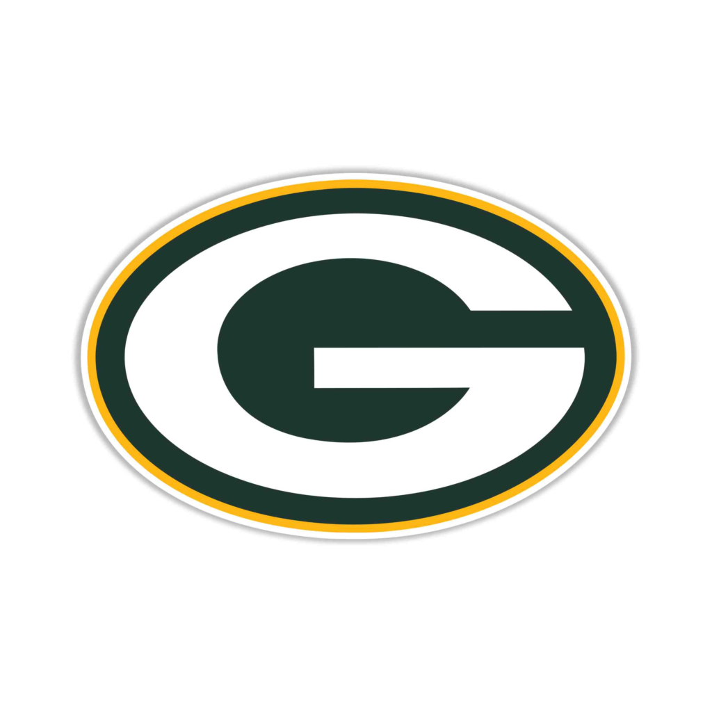 Green Bay Packers – Full Color Vinyl Sticker – Custom Size
