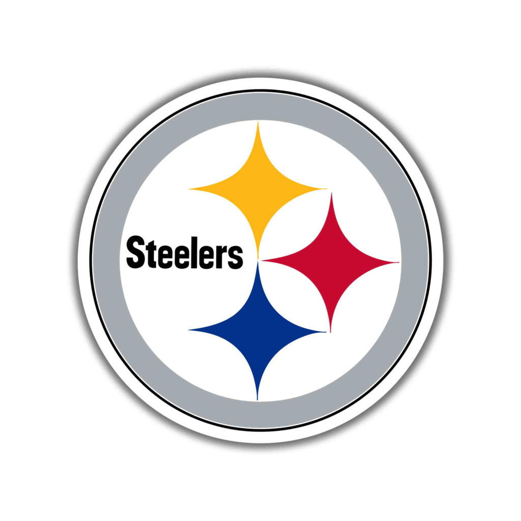Pittsburgh Steelers Full Color Vinyl Sticker – Custom Size