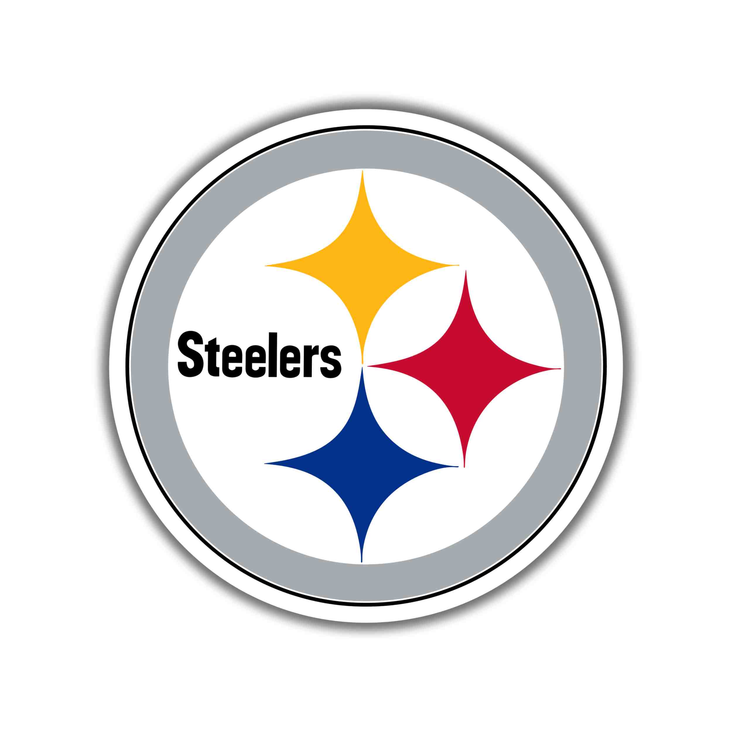 Pittsburgh Steelers Full Color Vinyl Sticker – Custom Size