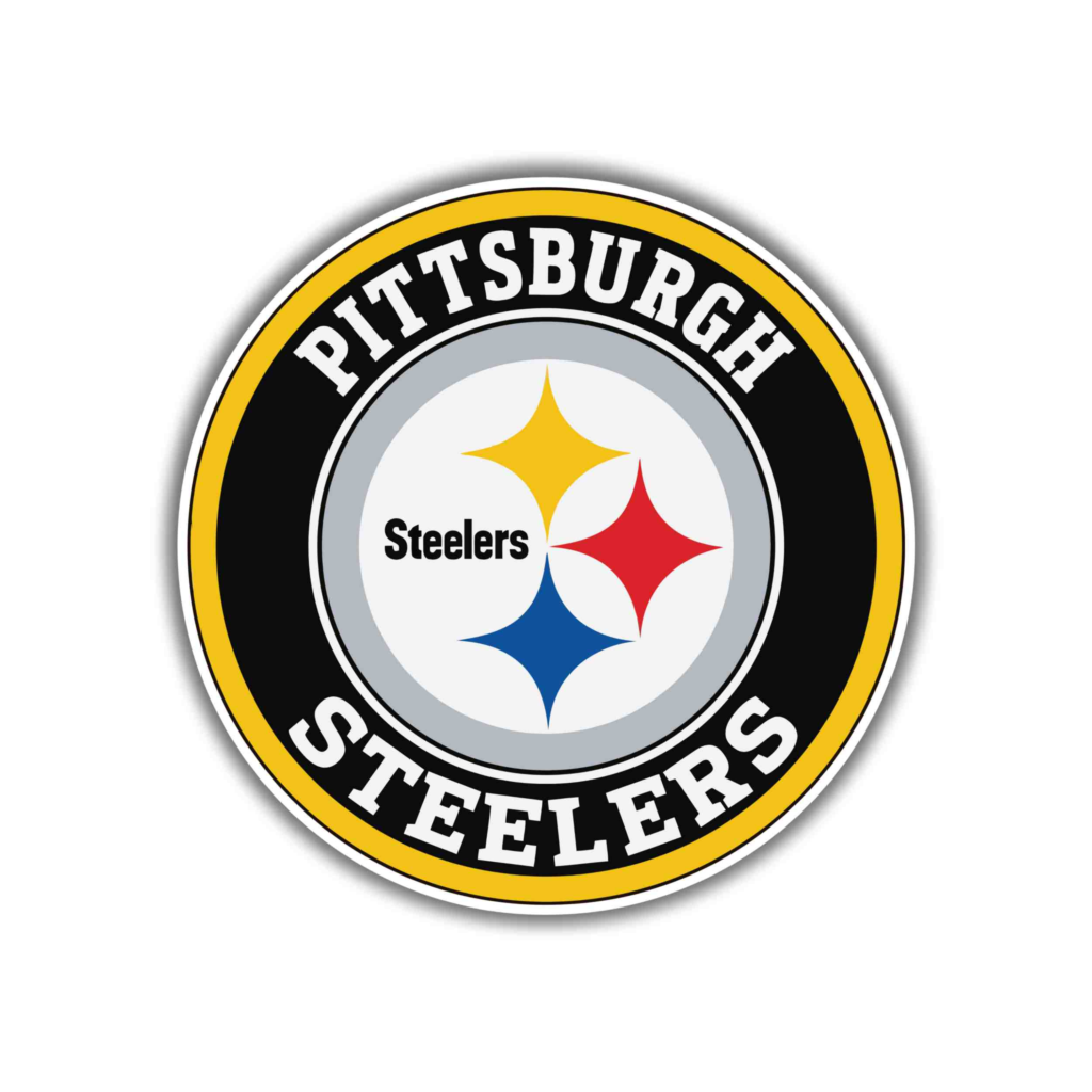 Pittsburgh Steelers Full Color Vinyl Sticker – Custom Size