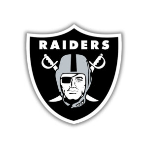 Las Vegas Raiders Full Color Vinyl Sticker – Custom Size